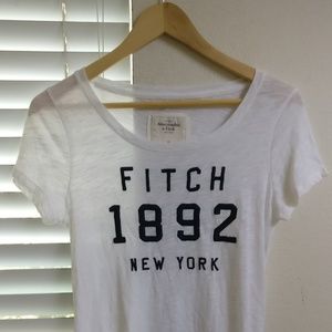 Abercrombie and Fitch white tee